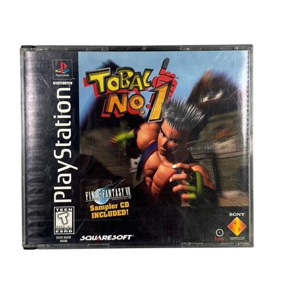 Tobal NO. 1 w/Final Fantasy VII Demo Disc (PlayStation 1) CIB - Picture 2 of 8